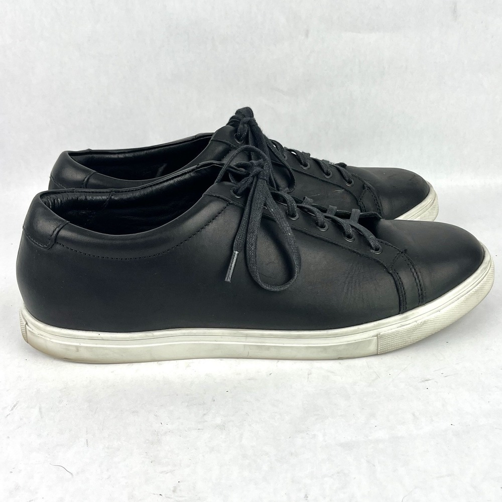 Patina Men's Causal Black Leather Lace Up Casual Handmade Lace Up‎